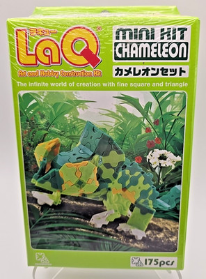 LaQ Mini Kit Chameleon 175 Pieces, New,  made in Japan. Ages 5 and up
