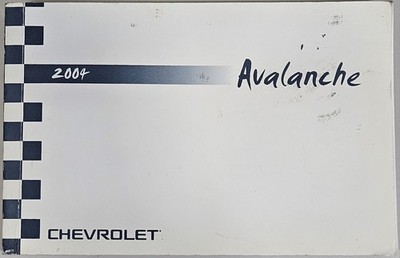 2004 Chevrolet Avalanche Owners Manual User Guide Reference Operator Book