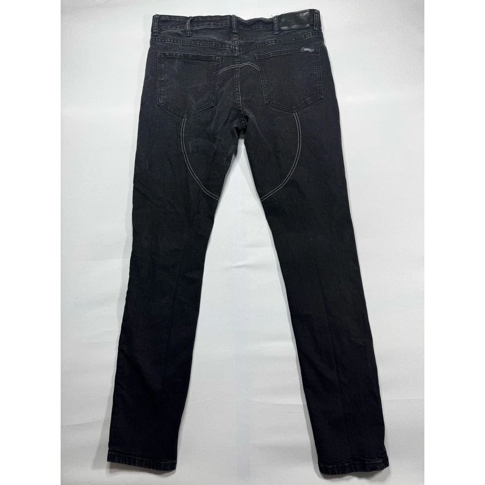 Pantalones de mezclilla negros ajustados Marithe + Francois Girbaud para hombre - talla 34x32 (34x31,5) Foto 3 de 4