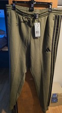 adidas Men's Essentials Fleece 3-Stripes Sweatpants Size L