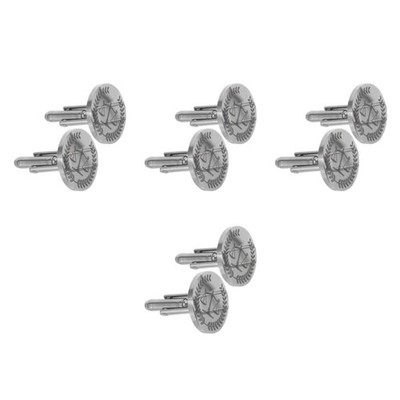 4 Pairs Manschettenknöpfe Waage Metallmanschettenknöpfe Für Damen Hemdstollen