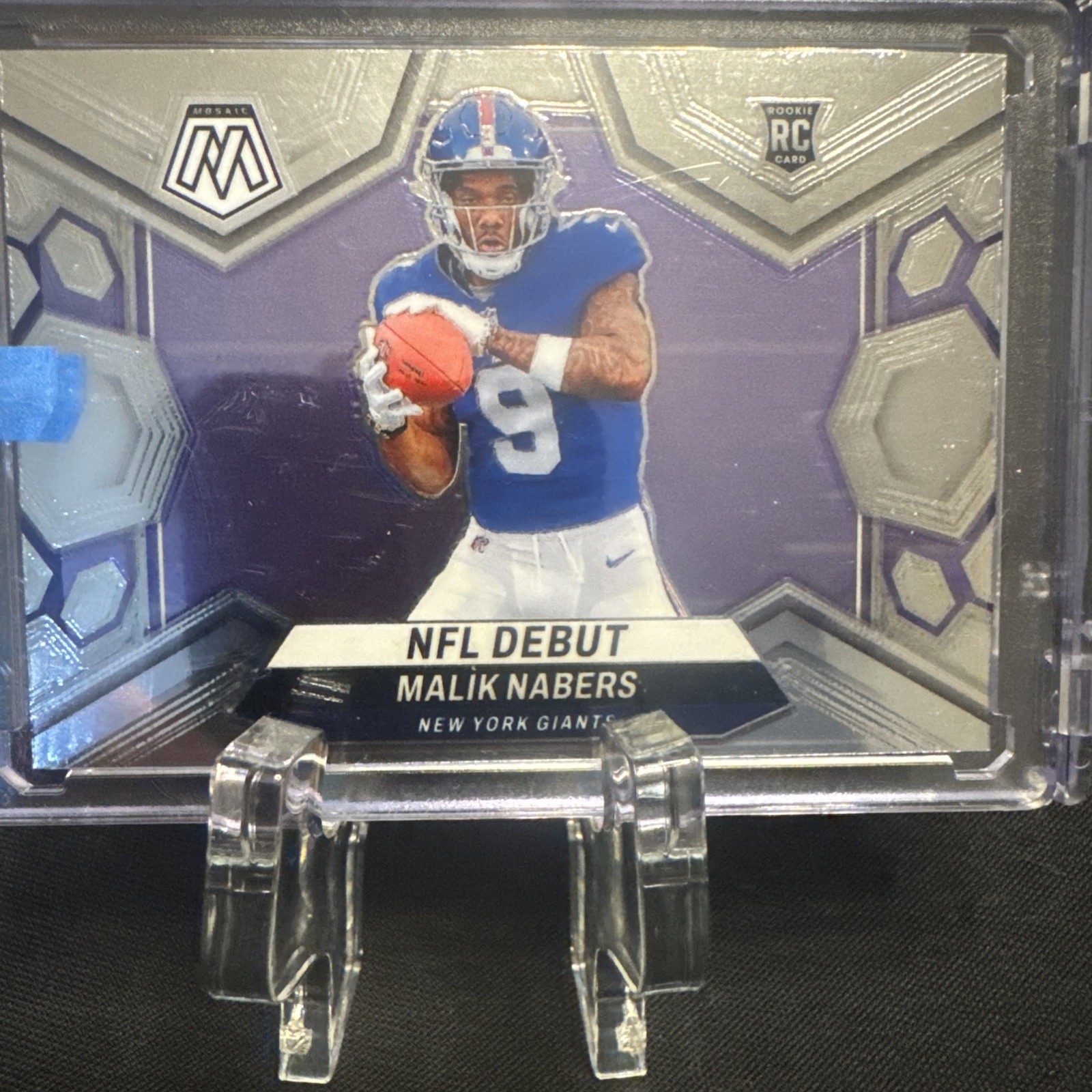 2024 Panini Mosaic - NFL Debut Malik Nabers #284 Silver Prizm (RC)