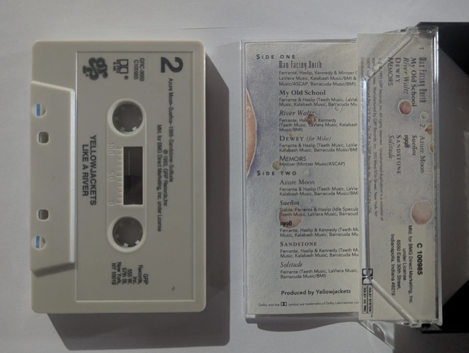YELLOWJACKETS Cassette Tape Lot/2: Like A River, Run For Your Life - Image 4 of 4