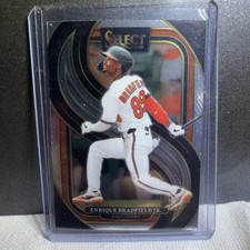 2025 Panini Select ENRIQUE BRADFIELD JR. White Prizm Premier Level 