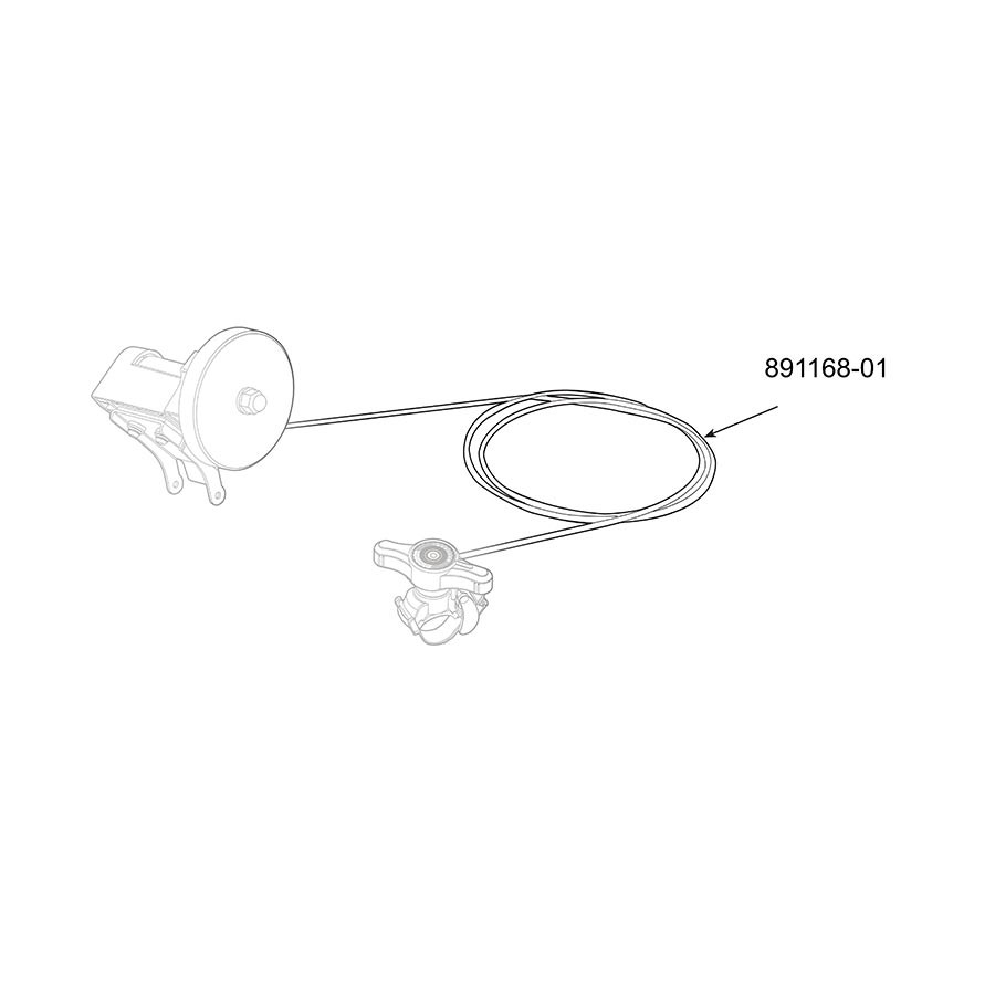 Дистанционный кабель Minoura GM-27 для велотренажеров серии LR-Live Ride 3290₽