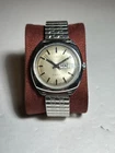 Vintage Timex Electric 35mm Quartz Champagne Dial Mens Dress Watch Parts/Repair