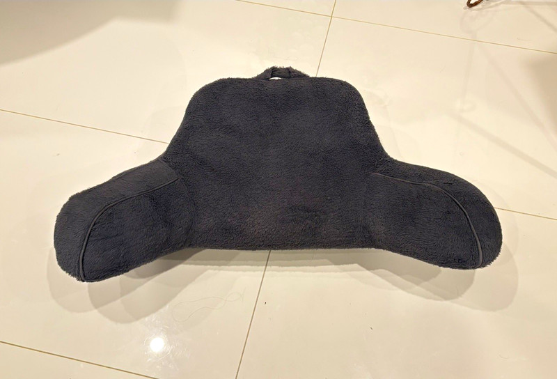 Black Memory Foam Back Pillow Travel Pillow