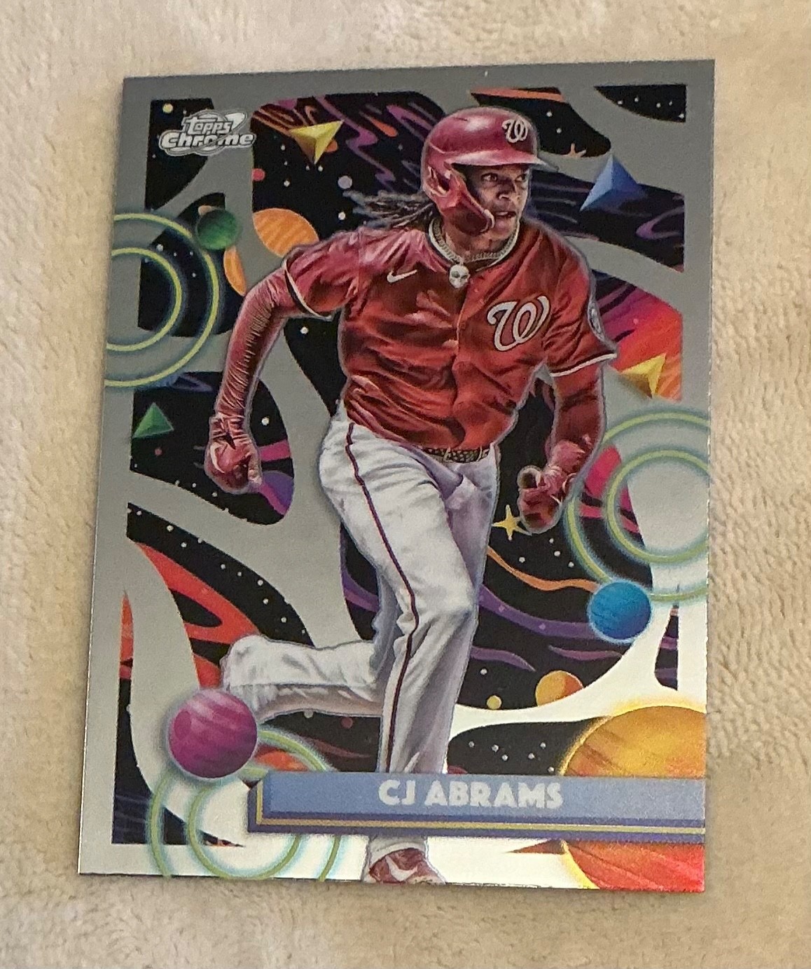 CJ Abrams 2025 Topps Chrome Cosmic #177