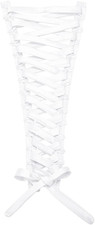 Adjustable Satin Corset Back Kit - Wedding Dress Zipper Replacement - White Lace