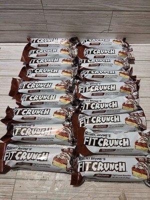 FitCrunch 30g Protein Bar Lot of 16 Milk & Cookies 3.10 OZ each 1/2027