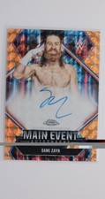 2026 Topps Chrome WWE Sami Zayn Orange Geometric /25 