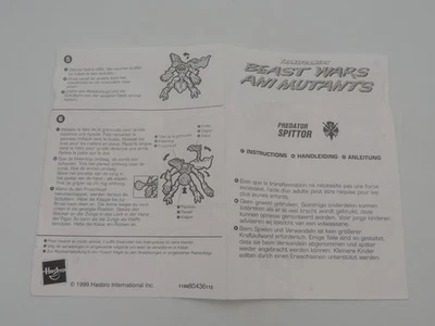 Transformers Beast Wars - Notice Spittor - Robot Transformers - Photo 1/2
