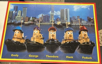 Vintage 1989 Theodore the Tugboat Floor Puzzle 2 ft. x 3 ft. RARE