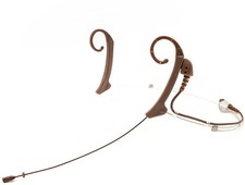 Thor AV SH20-BR-MD Dual Ear Omni Headworn Microphone MicroDot TA4F Adapter Brown