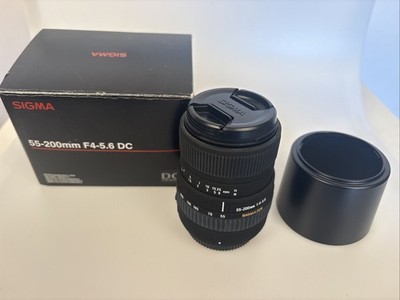 Sigma 684958 55-200 mm F/4.0-5.6 DC Objektiv für Four Thirds