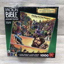 Action Bible Family Jigsaw Puzzle Feeding the Five Thousand 1000 Piece Christian