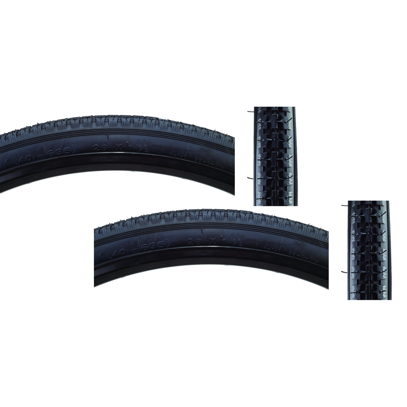 Упаковка из 2-х светоотражающих элементов Sunlite Street 28 x 112 Clincher Wire 50 BlackЧерный светоотражающий элемент 11190₽