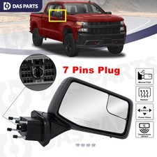 For 19-24 Chevrolet Silverado 1500 Passenger Right Side Door Mirror Power Heated