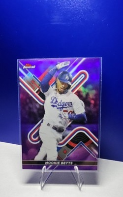 2022 Topps Finest - Mookie Betts #59 Purple Refractor /250