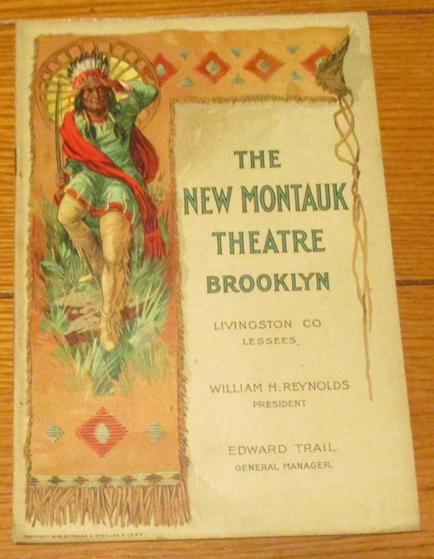 1912 Broadway Playbill "The Pink Lady" W/Jack Henderson The New Montauck Theatre