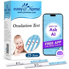 Easy Home Ovulation Test Strips, 25 Pack Fertility Tests, Ovulation Predictor