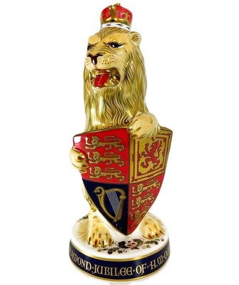 Royal Crown Derby Heraldic Lion (England) Briefbeschwerer