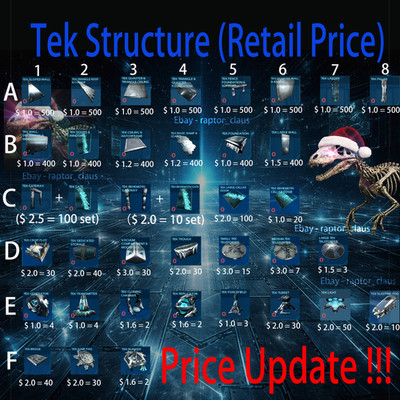 ArkSurvival Ascended PVE - Tek Structure (Deliver)