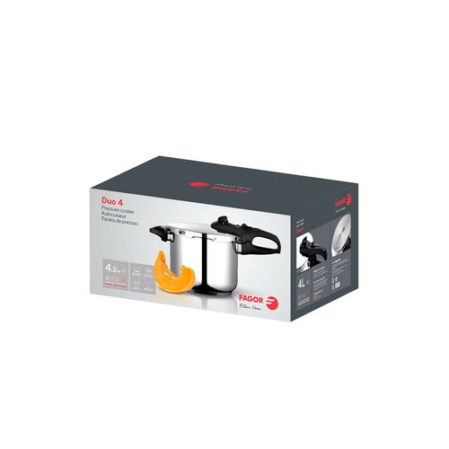 Pressure cooker Fagor DUO Stainless steel 18/10 4 L 6 L - Picture 8 of 8