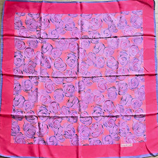 Foulard/Carré/Shawl★NATURAL LIVE★hand rolled★Silk SCARF schal seide seta seda