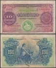 Portuguese Colonial Mozambique, 10 Centavos, 1914, VF++, P-56