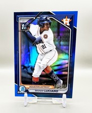 2024 Bowman Chrome Prospects #BCP-208 (Blue Refractor) WANER LUCIANO [069/150]