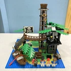 Lego Pirates 6270 Forbidden Island, Complete W/ Minifigs, Shooting Canon - 1989