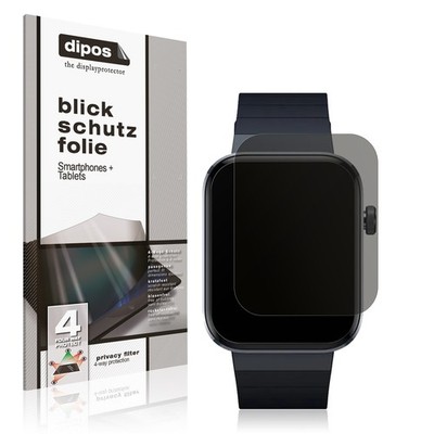 Blickschutzfolie für Mibro Watch T1 matt Schutzfolie Folie Display Schutz dipos