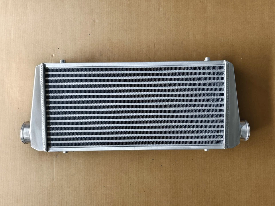 FMIC Aluminum Intercooler Universal 24"x12"x3" 600 x 300 x 76mm 3" Inlet/Outlet - Image 2 of 4