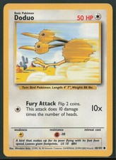 Doduo Base Set 4th Print 1999-2000 48/102 LP 34