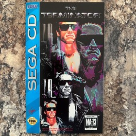 Terminator (Sega CD, 1993) Complete CIB, Tested
