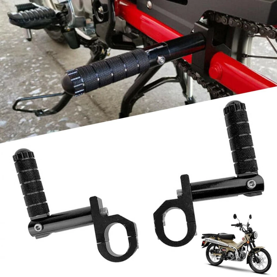 Juego de estriberas reposapiés para pasajero HONDA CT125 TRAIL 125 HUNTER CUB 2020 Foto 3 de 4