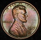 1919-D Lincoln Wheat Cent  Nice Condition Toned