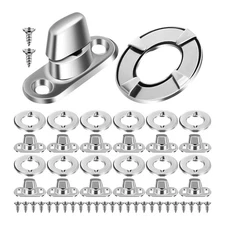  40 Set Sailboats Rvs Caravans Button Fastener Marine Turn Buttons