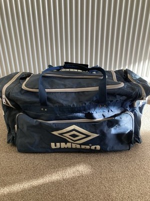 Umbro Retro Reisetasche Vintage riesig blau Sporttasche Fußball 55 cm lang