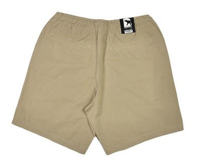 NEW Bear Bottom Cotton Drawstring Shorts  Mens M 7  Khaki Beige  BearBottom