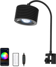 LED Aquarium Light, Full Spectrum Fish Tank Clip-On Saltwater Planted Light with