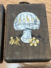 Vintage Mushroom Wall Art Wood Hand Painted Plaques 1970s — photo 3