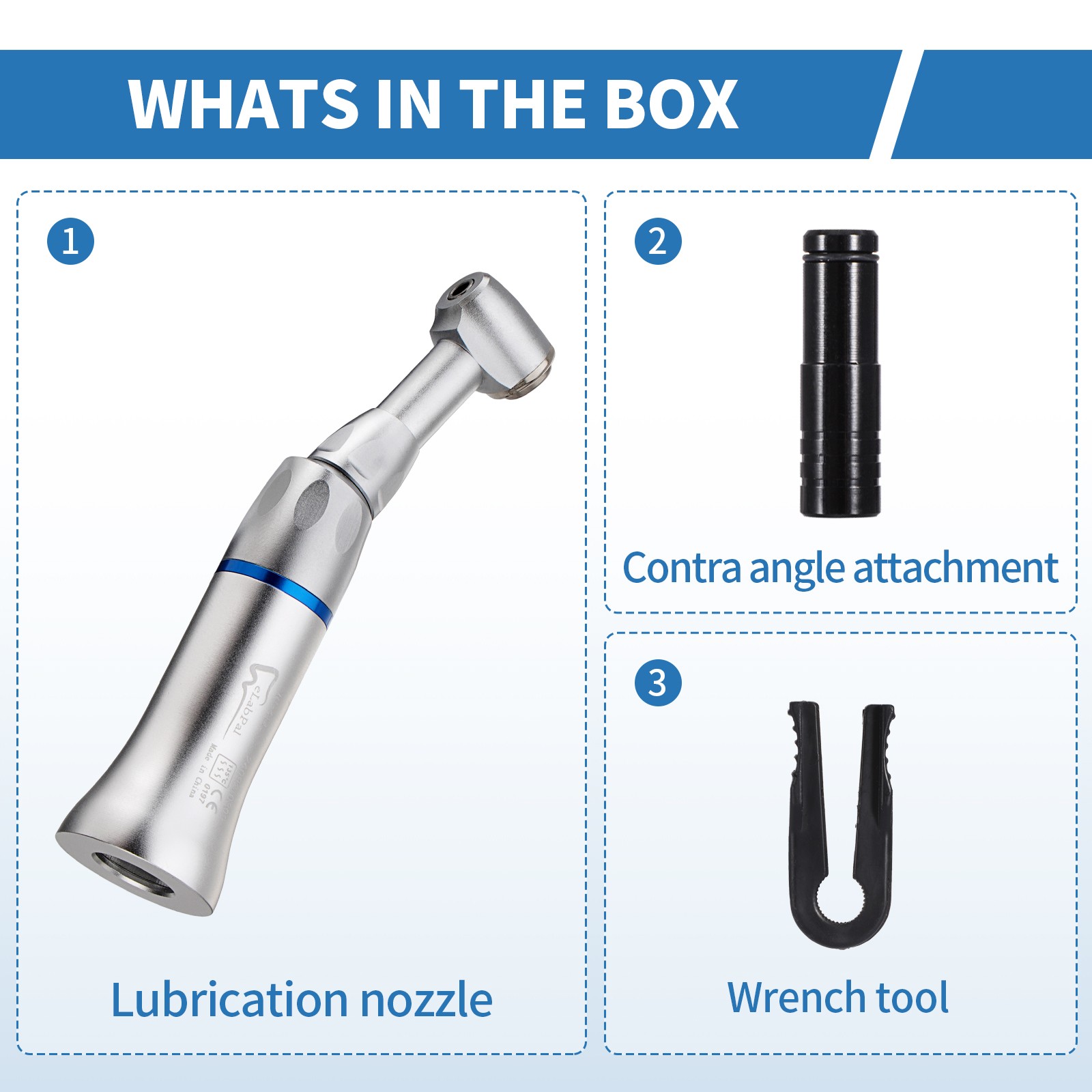 New Dental Slow Low Speed Handpiece Contra Angle Push Button E-type NSK Style US