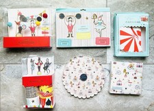 New Lot Carnival Circus Theme Party Supplies Cake Topper Treat Bags Garland