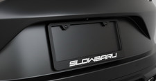 Slowbaru Fits Subaru Wrx Sti Stainless Steel License Plate Frame Funny Racing
