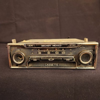 Becker Mexico Cassette Vollstereo Radio Used Mercedes Oem