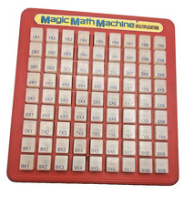 Vintage 1988 Magic Math Machine Multiplication Lanard Toys Ltd. Made In Macau
