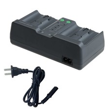 New ABS Dual Battery Charger for Nikon EN-EL18 EN-EL4A D4S D5 for Canon