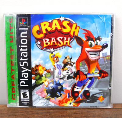 Crash Bash (Sony PlayStation 1, 2000) PS1 Complete CIB Greatest Hits Tested